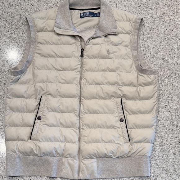 Polo by Ralph Lauren Gray Quilted Vest - Picture 1 of 6
